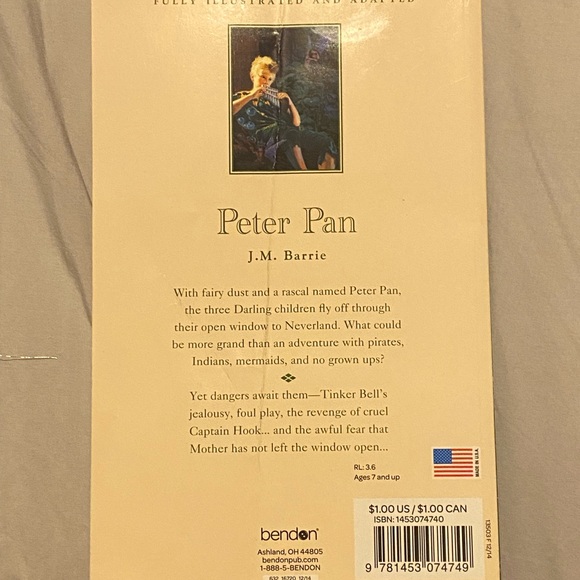 Peter Pan by J.M Barrie - Picture 2 of 2